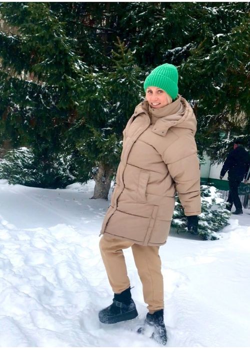 Зимова жіноча куртка Pull and Bear, розмір S-M