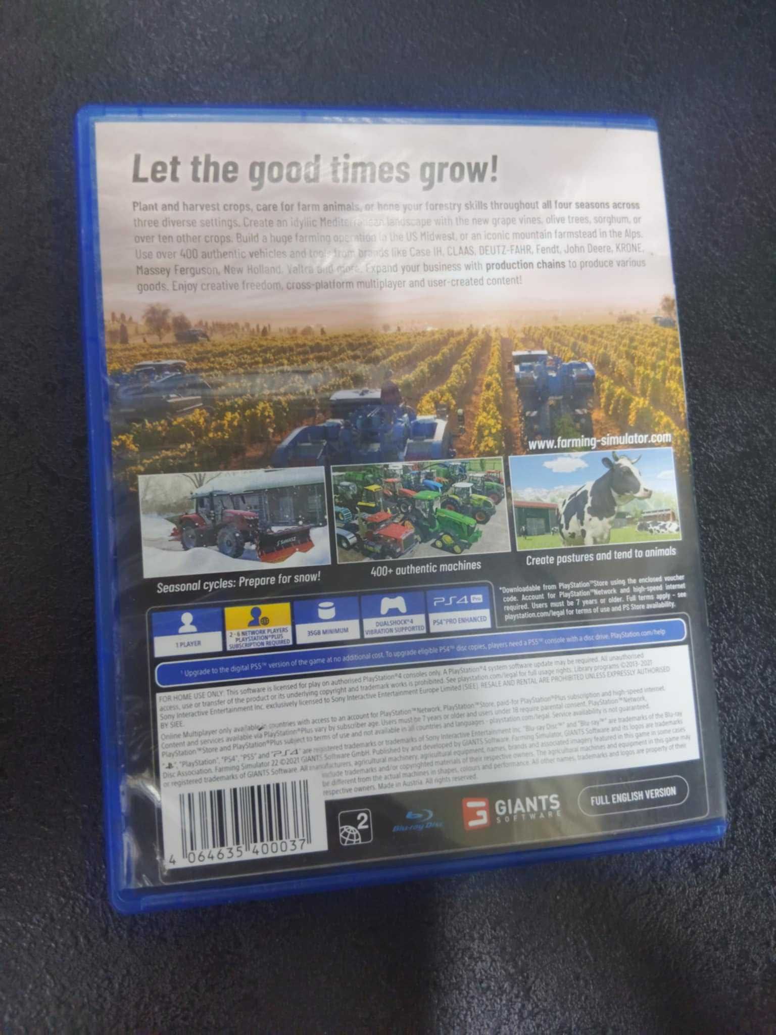 Farming Simulator 22 PS4 Polskie napisy są w grze