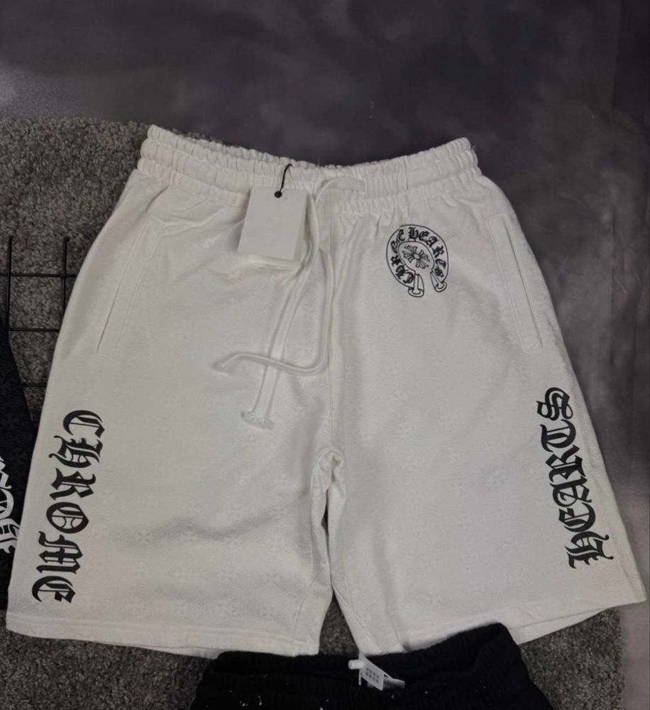 Шорти Chrome Hearts трикотаж хром хартс
