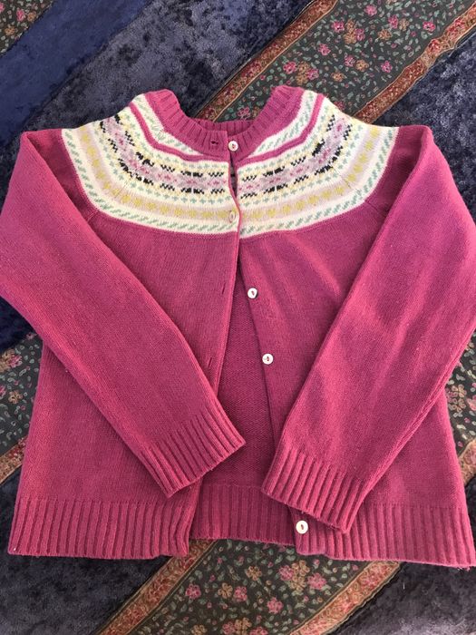 Casaco de malha da petit patapon 8 anos