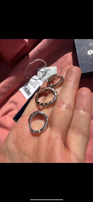 Сережки та каблучка кольцо серьги Bvlgari Булгари  біле золото .