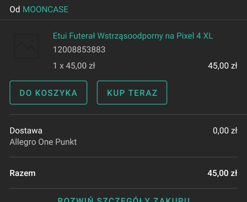 Etui wstrząsoodporny na Google Pixel 4XL