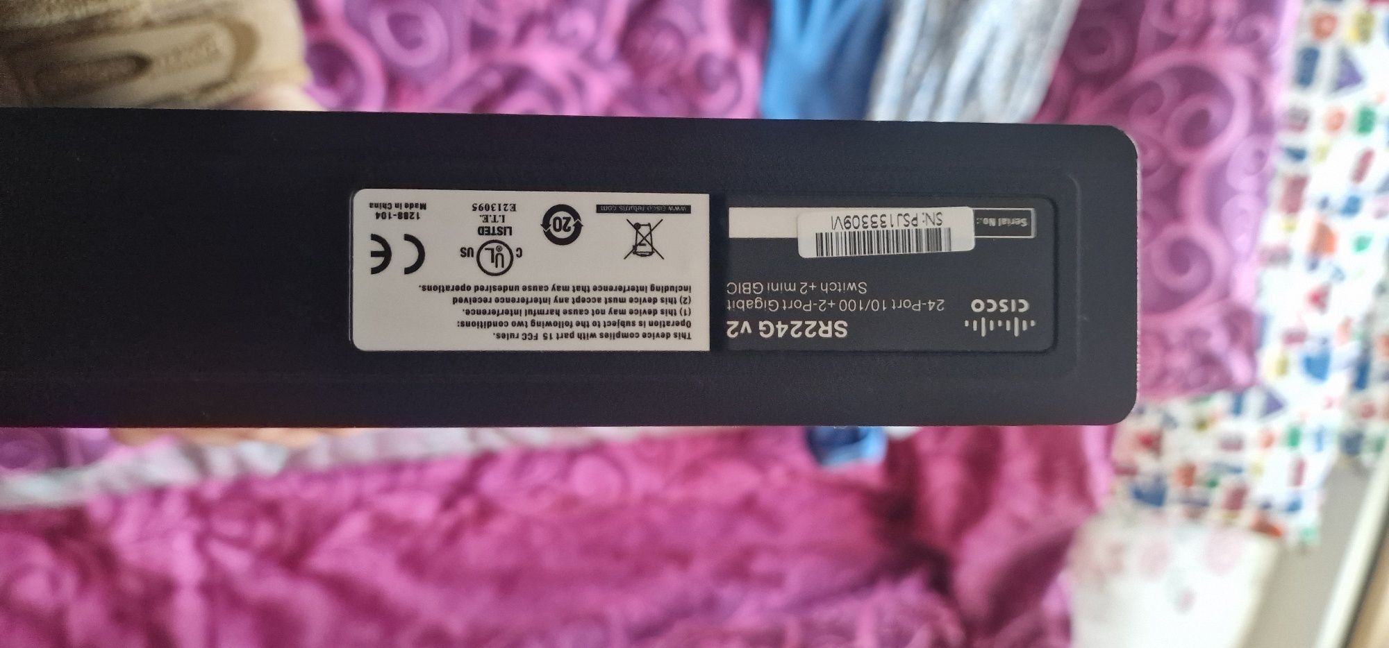 Zestaw Cisco inteligentny przełącznik port poe switch