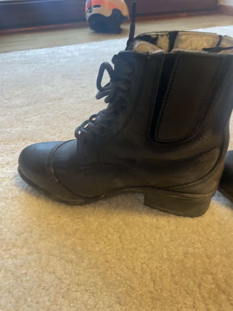 Ocieplane buty do jazdy konnej rozm 38