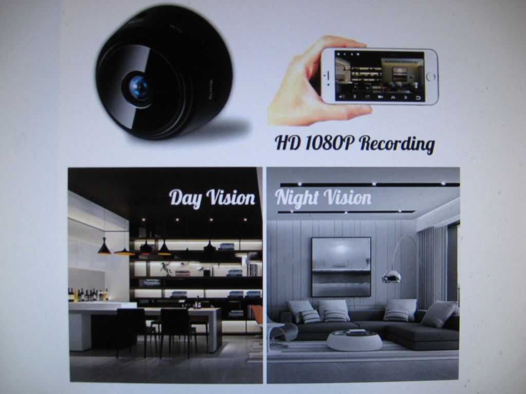 Для дома камера iP- A9 Mini Wifi 720P/1080P