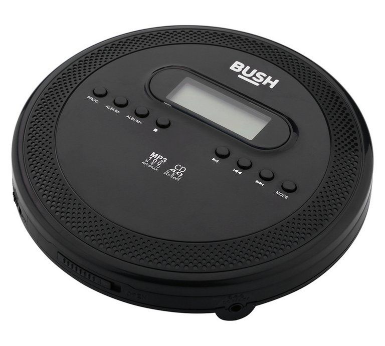 Discman Odtwarzacz CD MP3 Bush Muzyka Słuchawki