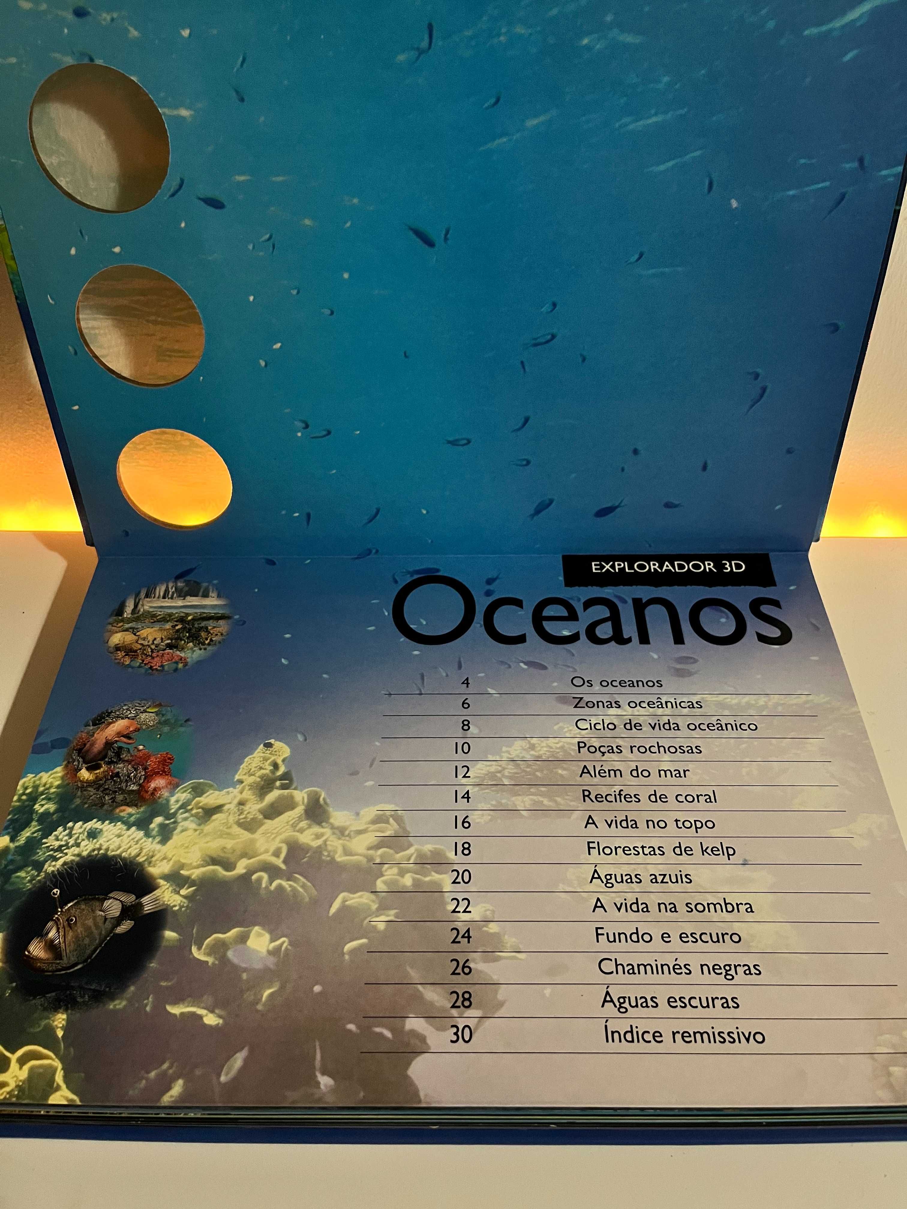 Livro Explorador 3D - Oceanos