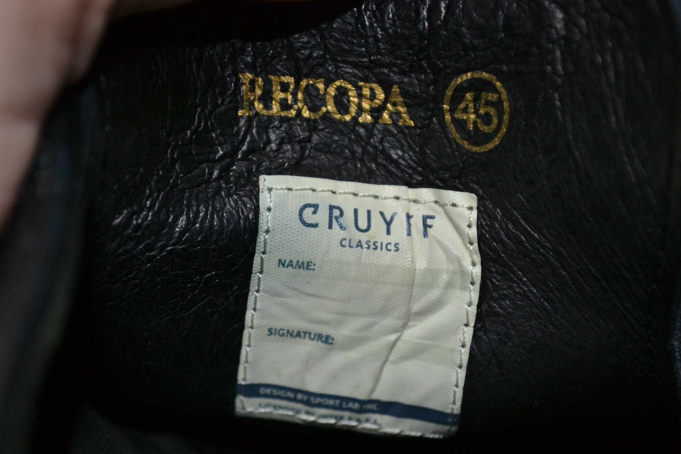 cruyff recopa 45р кроссовки туфли сникерсы кожаные.