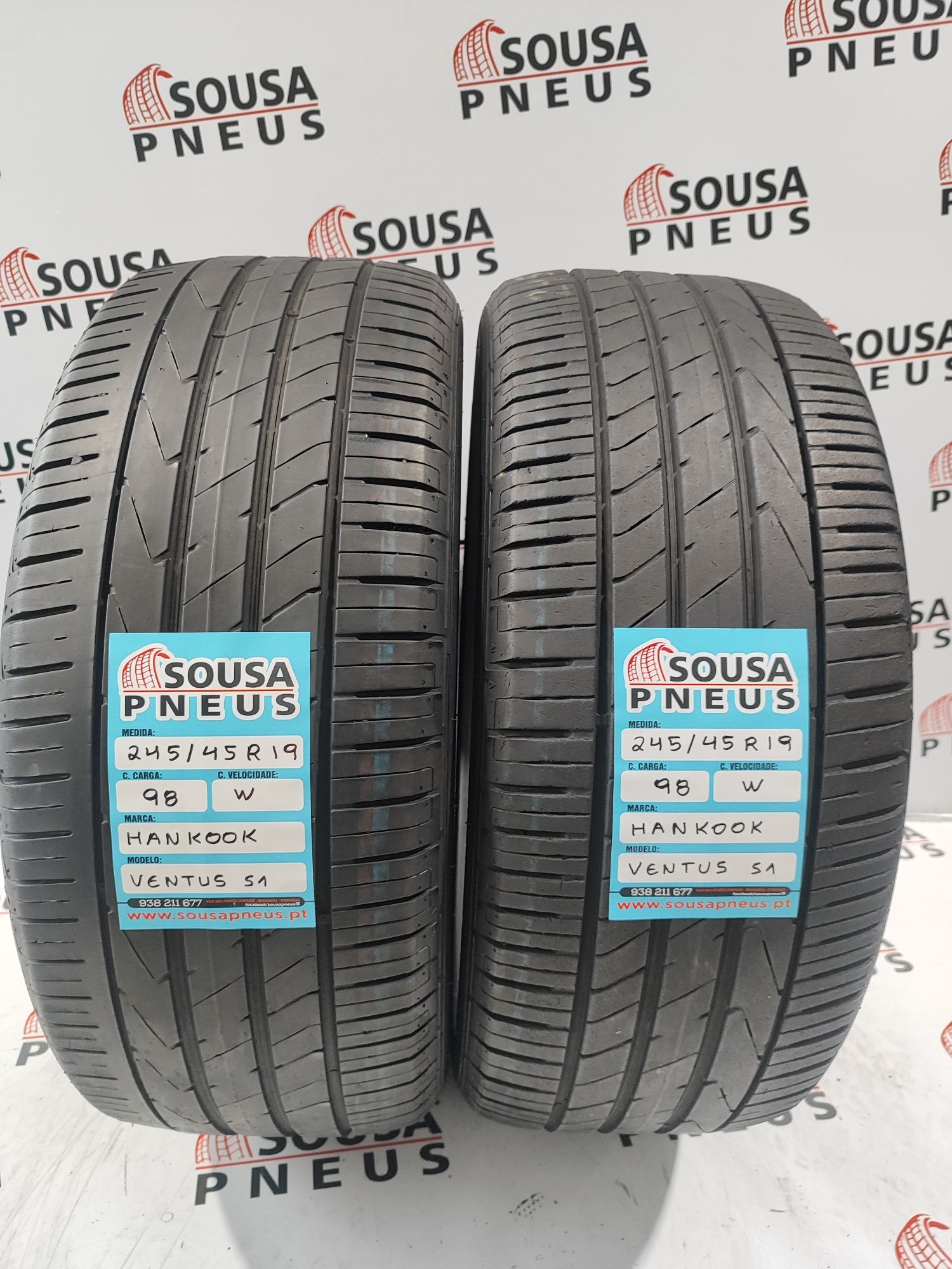 2 pneus semii novos 245-45R19 Pirelli - Oferta da Entrega