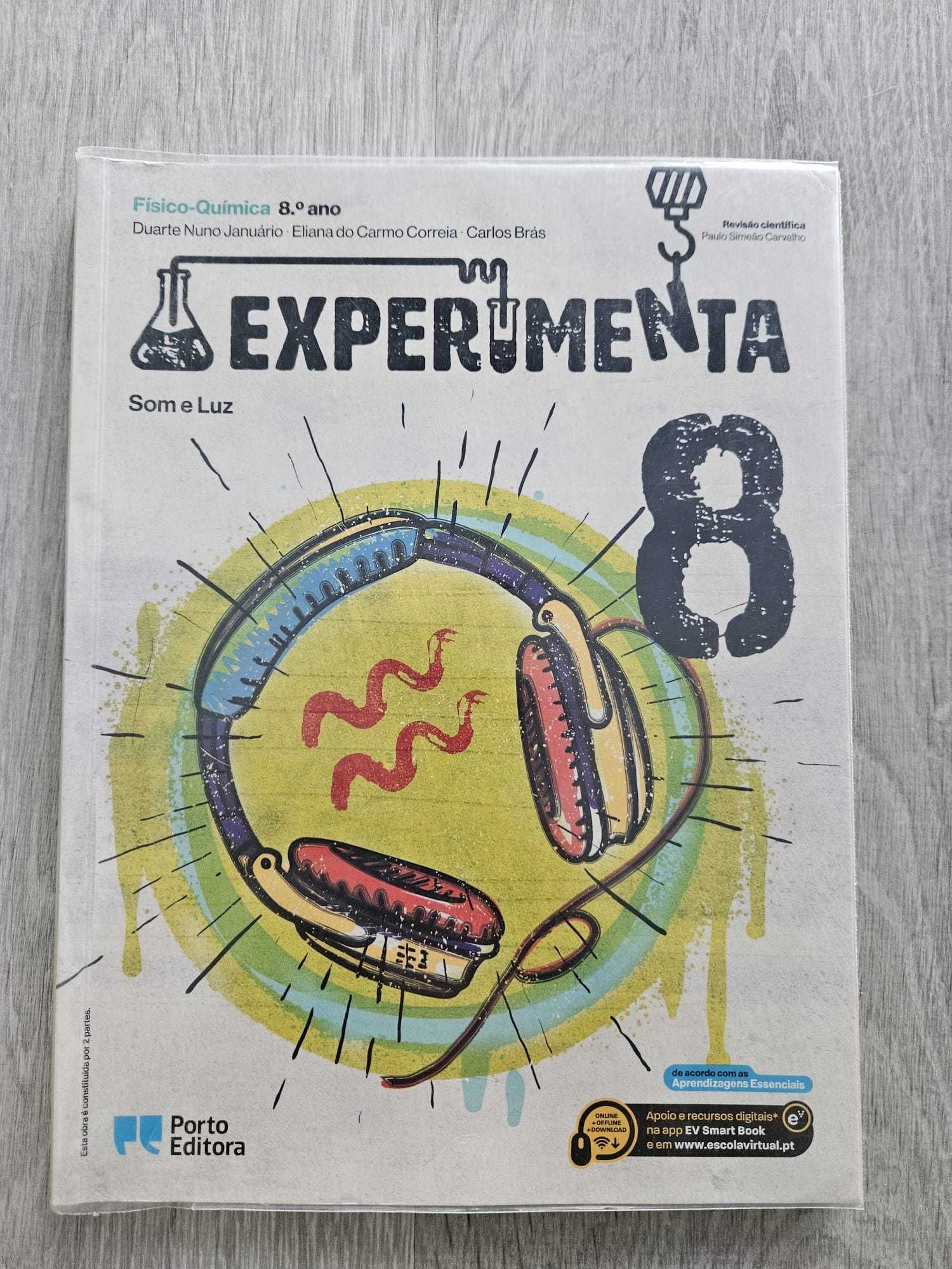 Conjunto Experimenta 8.º Ano — Fisico-Química: Manual + Caderno