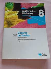 Caderno tarefas Matemática 8 ano - Matemática Dinâmica  8