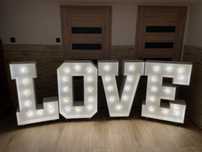 Napis LOVE - idealny na wesele, sesję zdjęciową, event!