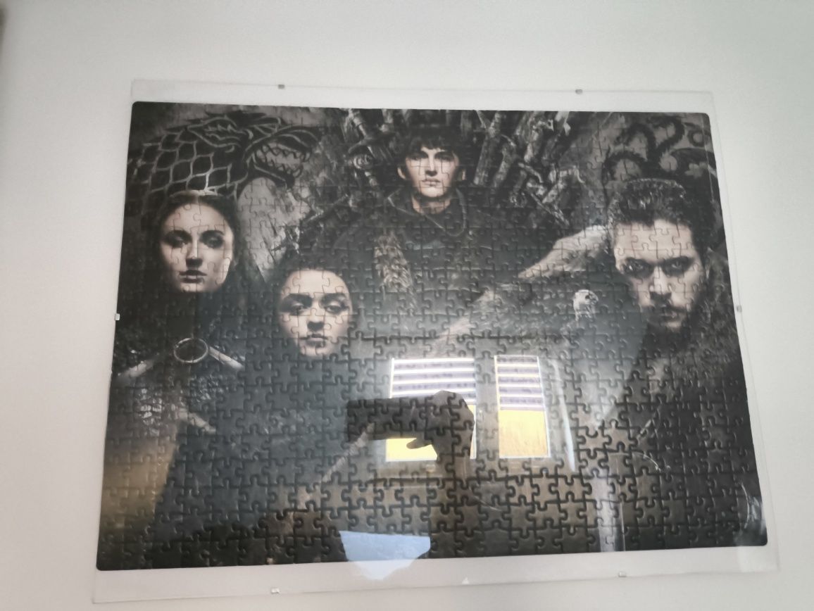 Obraz z puzzli gra o tron