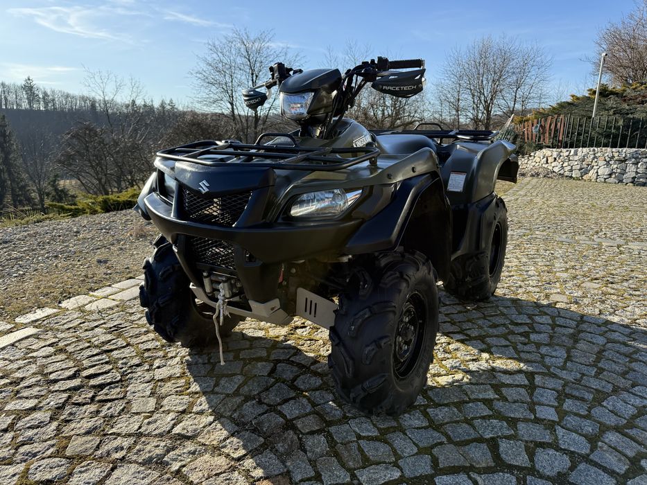 Suzuki KingQuad 750AXI 4x4 Pierwszy własciciel, F-ra VAT, Pług