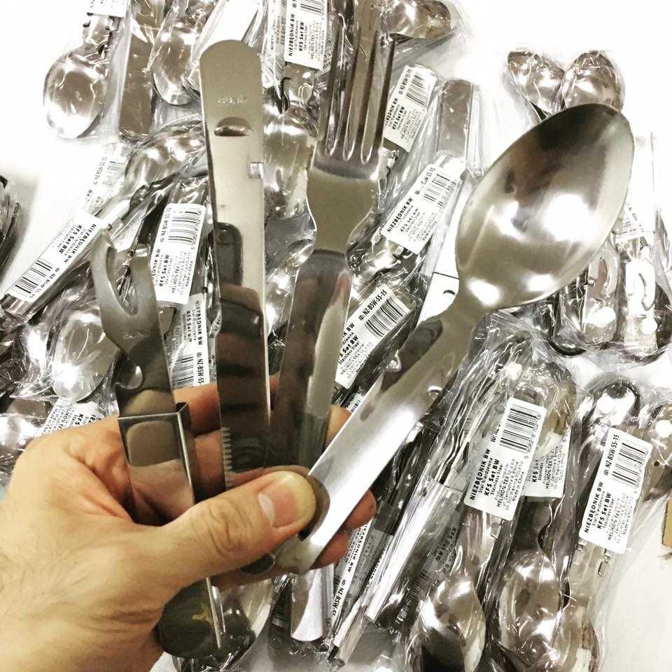 Helikon-Tex KFS Set BW Столовий набір нержавійка ложка виделка ніж