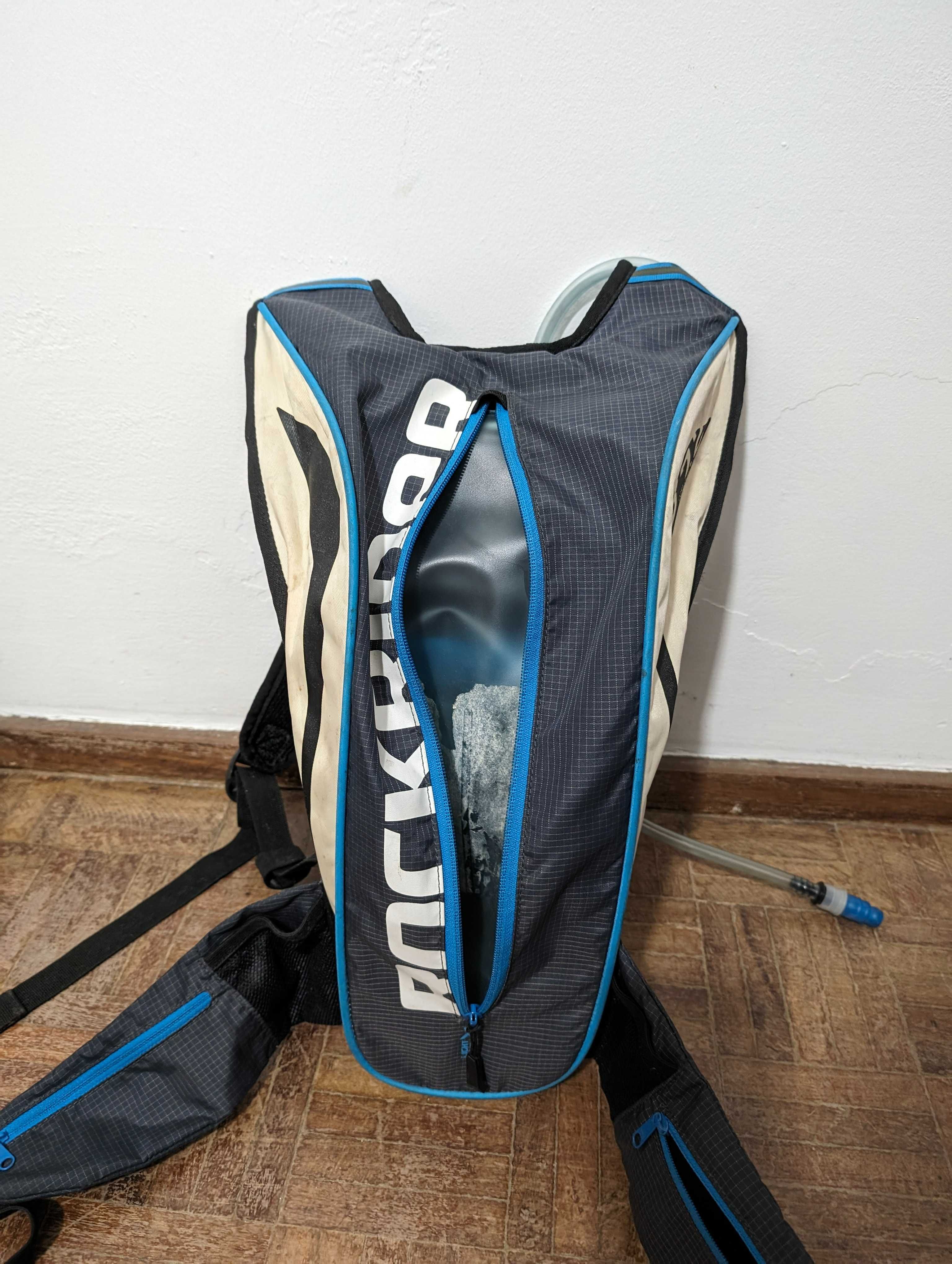 Mochila Rockrider com camelback para bicicleta ou corrida