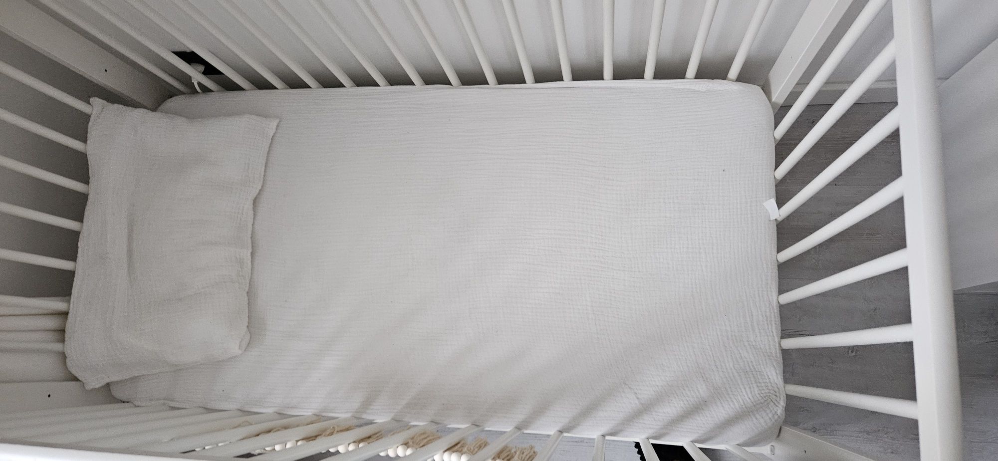 Łóżeczko dziecięce ikea białe gulliver