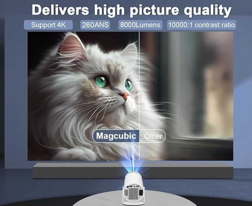 Projektor LED Magcubic HY300 4K BLUETOOTH 10000 LM WI-FI ANDROID