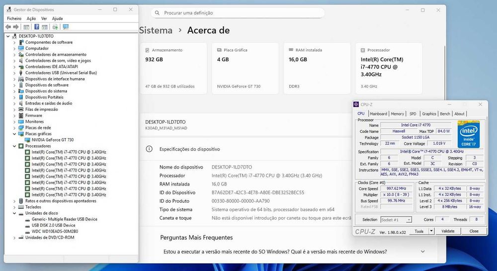 Torre Desktop Asus i7