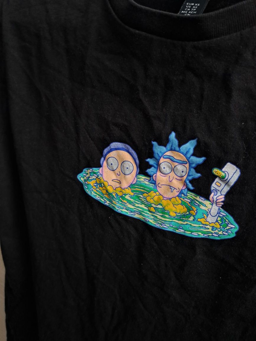 Koszulka , t-shirt rick and morty h&m rozm. XS, damska