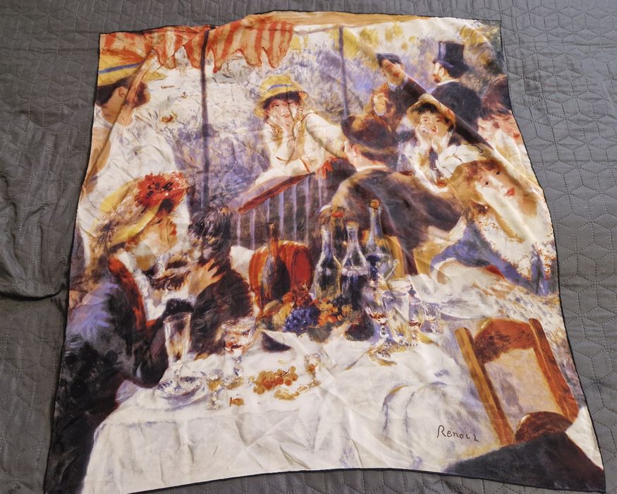 Вінтажна шовкова хустка Renoir