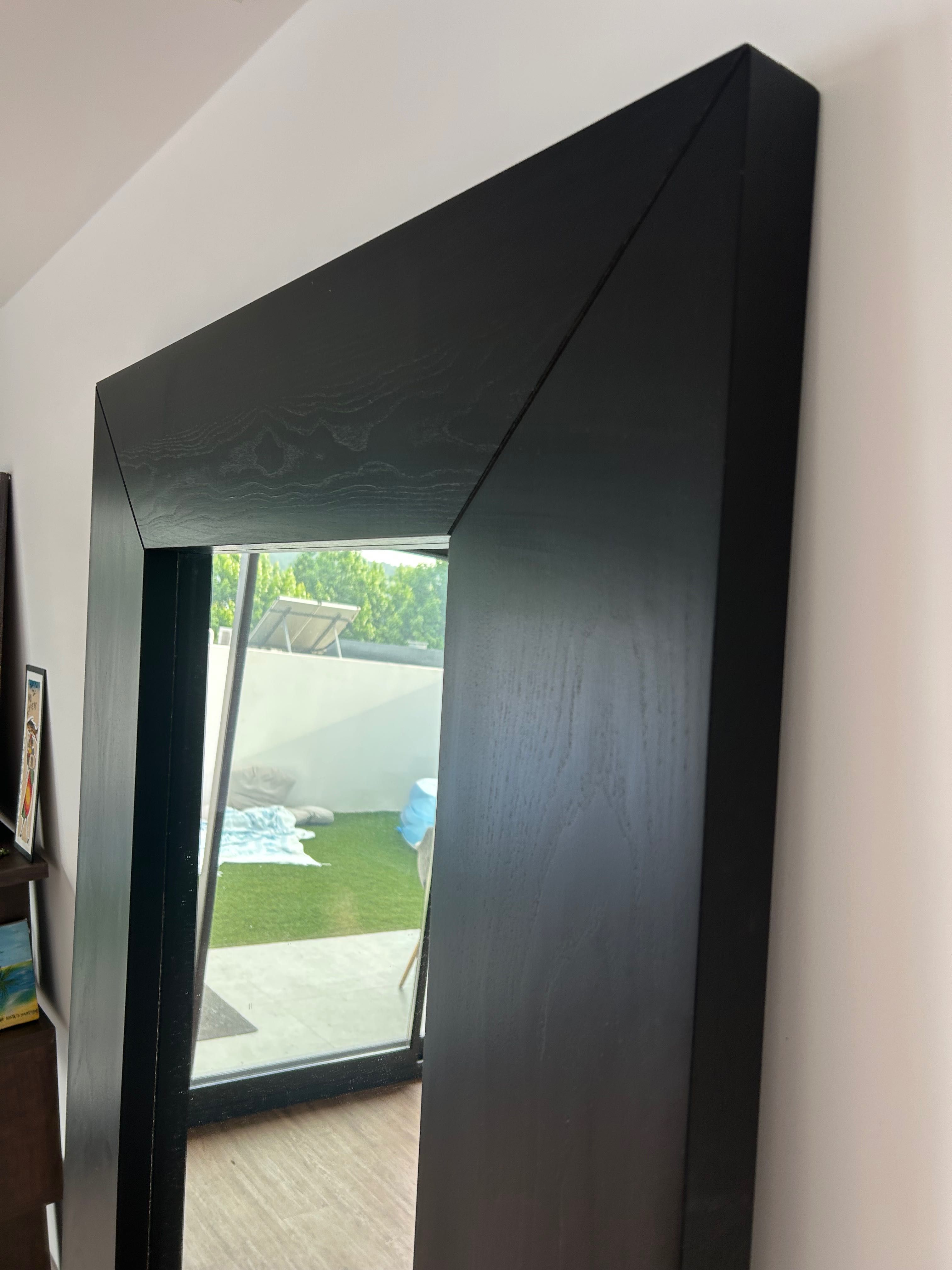 Espelho grande preto Ikea