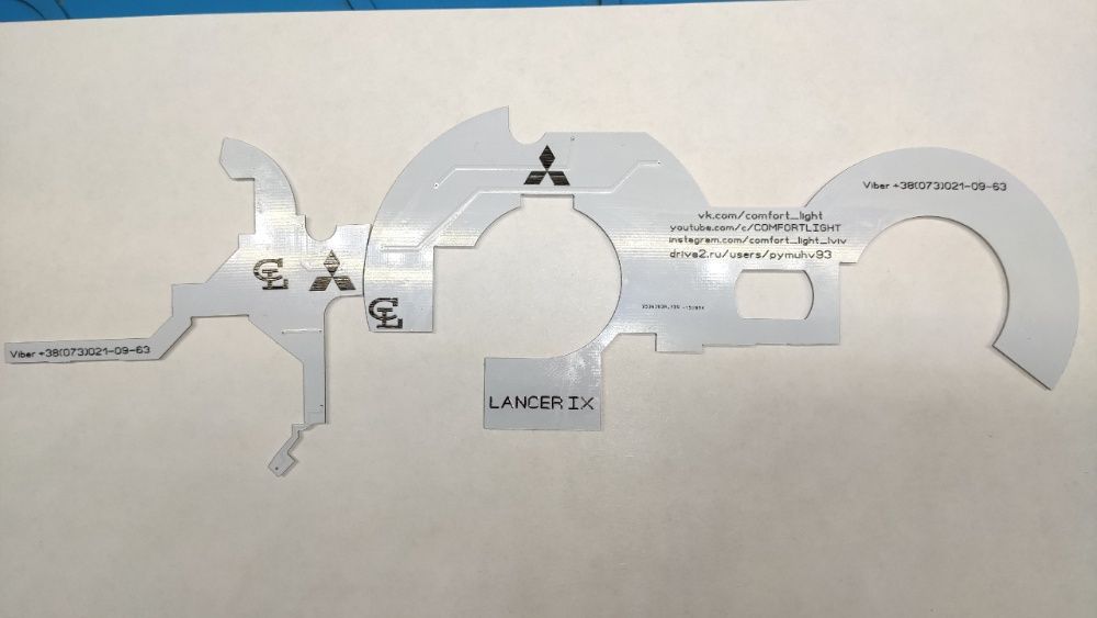 Плата для подсветки печки Mitsubishi Lancer IX