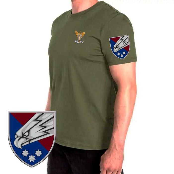 25 бригада  ОПДБр ДШВ військова футболка з принтом ЗСУ