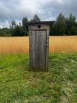 WC drewniany toaleta