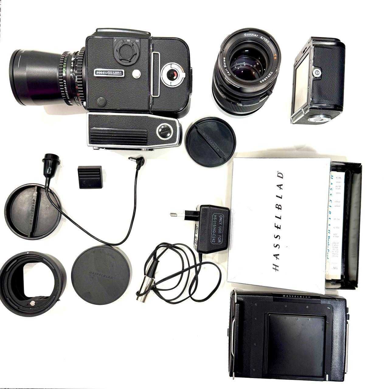 Hasselblad 500 elx Sonnar 150, Distagon 50