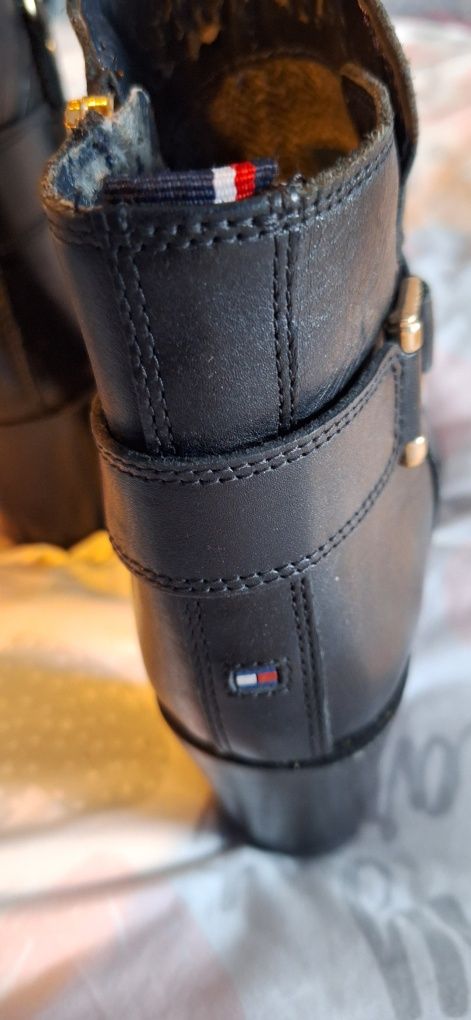 Botki skórzane Tommy Hilfiger