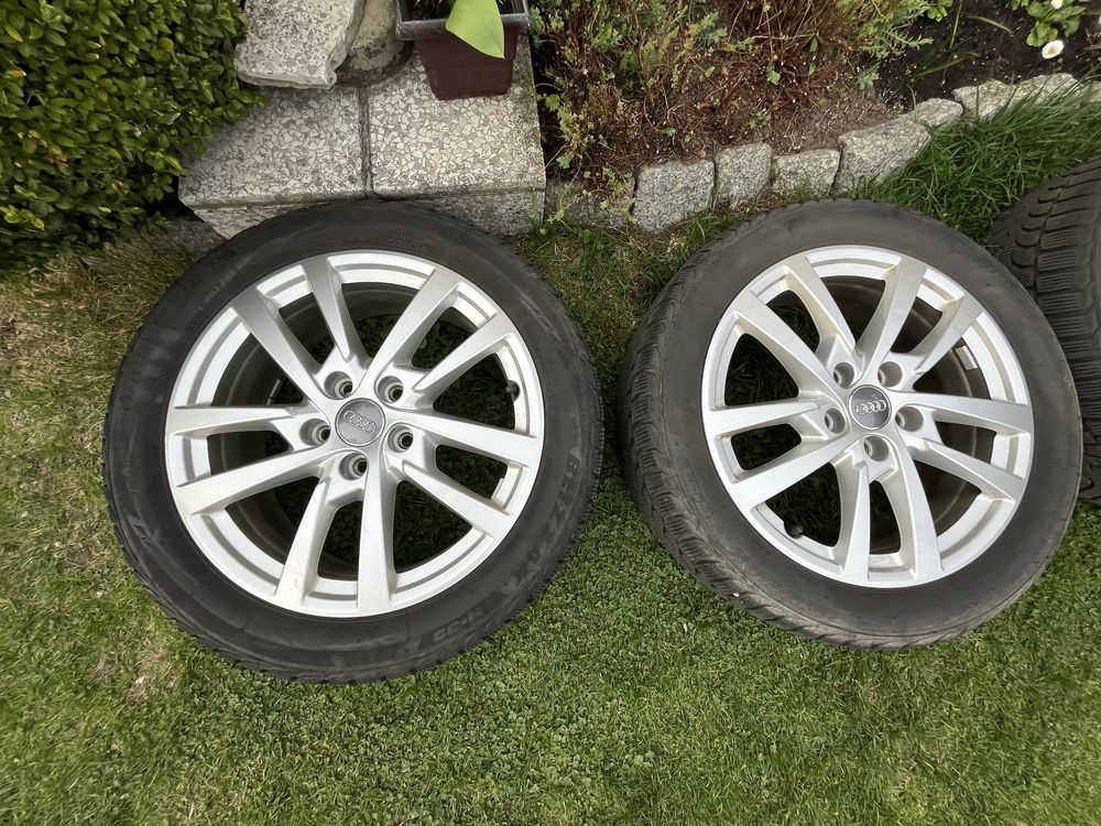 Koła 17”, 5x112 Audi S3, opona zima Bridgestone BlizzakLM-32 205/55R17