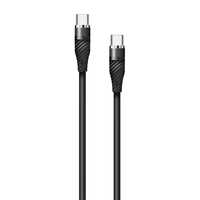 USB cable WALKER C735 Type-C to Type-C 65W 1m black