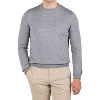Вовняний преміум светр,джемпер Gran Sasso Wool Crewneck Sweater