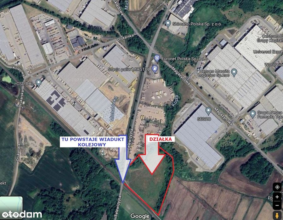 Działka AG Koninko - Poznań - 3,55 HA