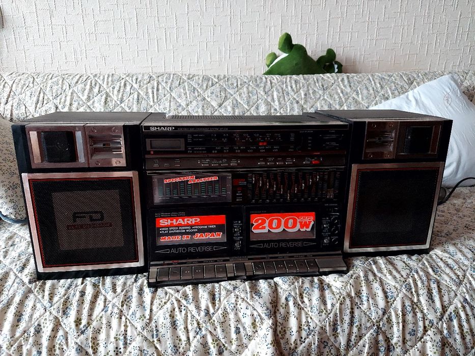 sharp portable hi fi component system wf 939