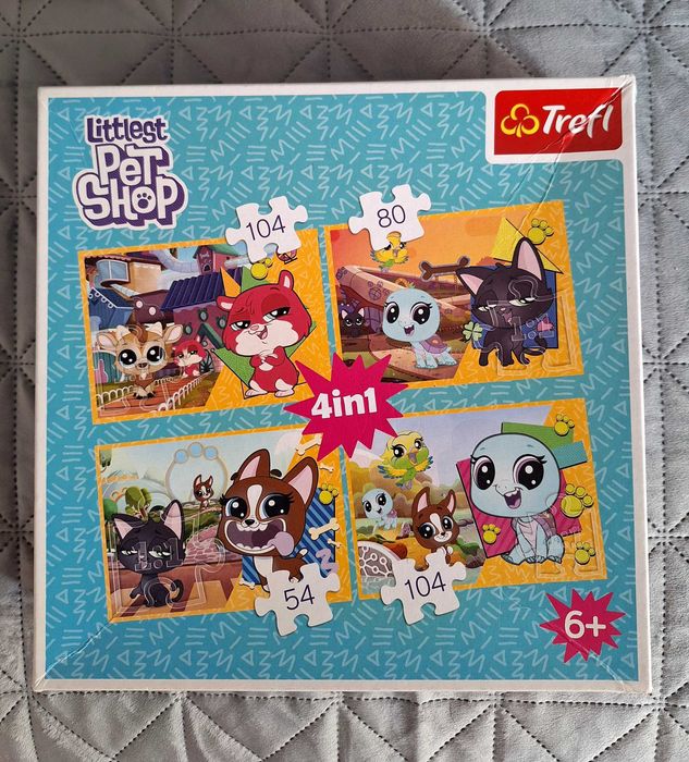 Puzzle 4w1 Trefl, dla dzieci 5+