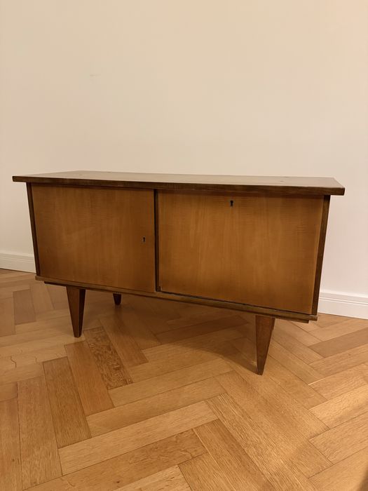 Szafka pod TV retro prl komoda witryna