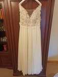 Suknia ślubna 40 42 ivory z długim welonem brave ecru marry me koronka
