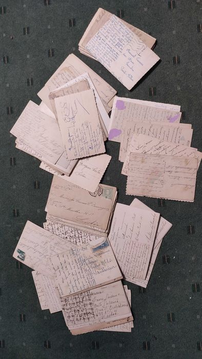 95 Postais Românticos antigos - Circulados