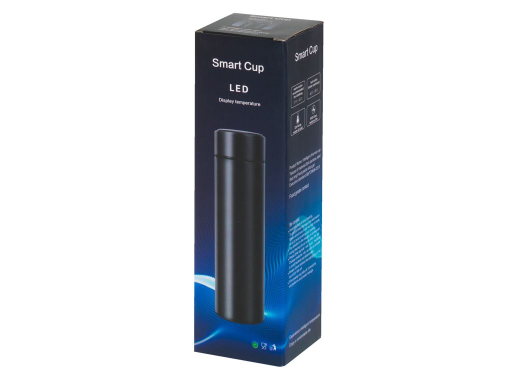 Kubek bidon termiczny termos smart LED 500ml złoty