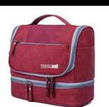 Kosmetyczka TravelBag (Travel Bag) 21x24x13,5 kolor bordowy