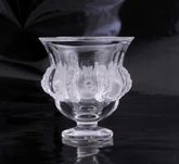 WAZON LALIQUE DAMPIERRE kryształ FRANCJA sygnowany proj. 1948 unikat