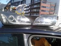 Ford Focus MK2 Lampy Przód Przednie Led Ledowe Angel Eyes Europa Black