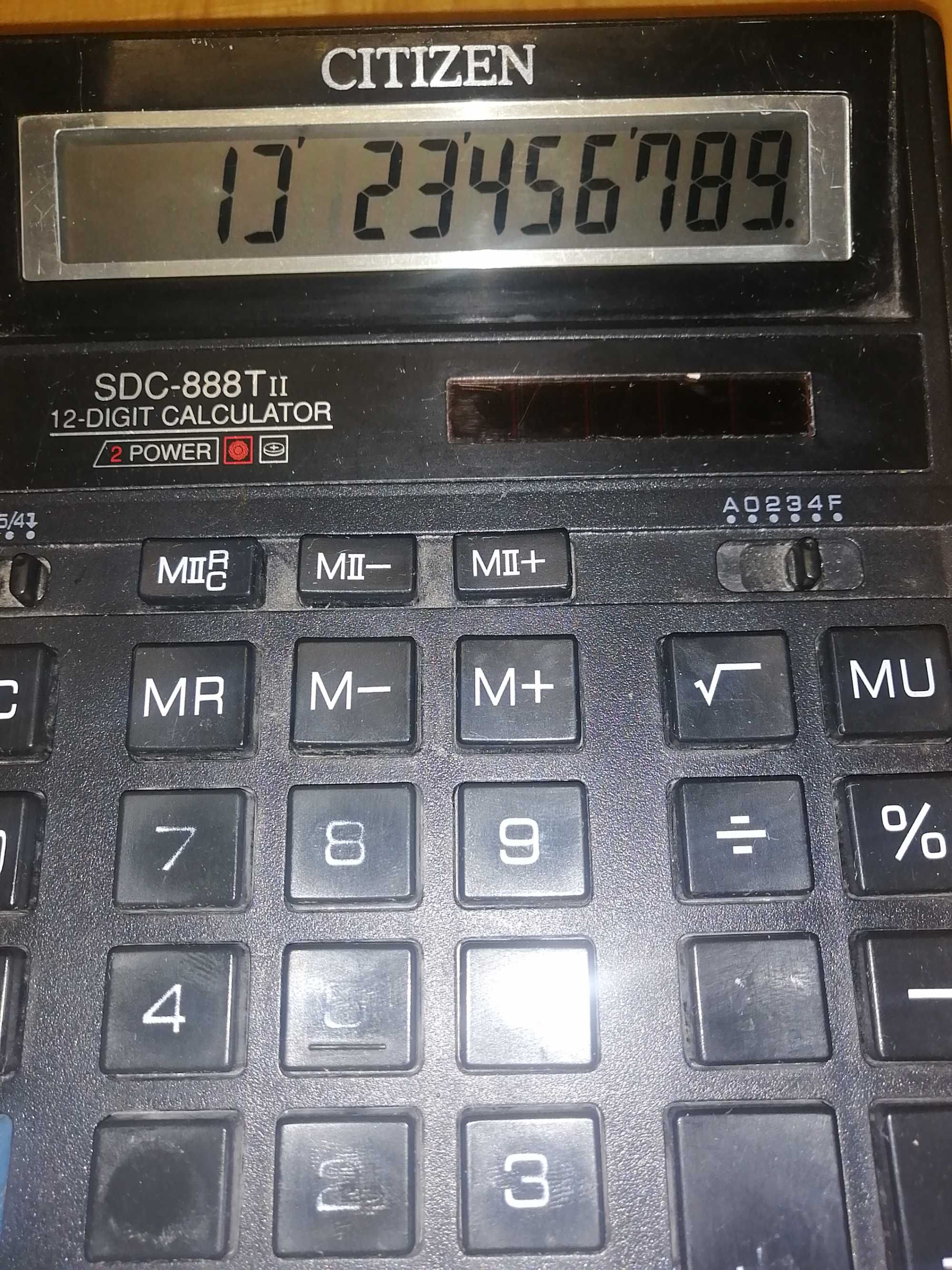 Калькулятори Citzen SDC-888T II, SDC-898T