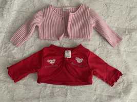 Dwa sweterki dla dziewczyki nexy rozmiar 0-3 miesiace