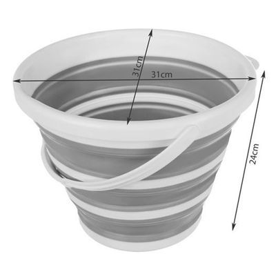 Wiadro Silikonowe Składane 10L