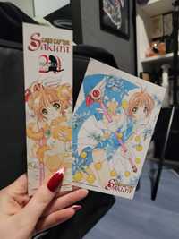 Sakura anime manga pocztówka zakładka