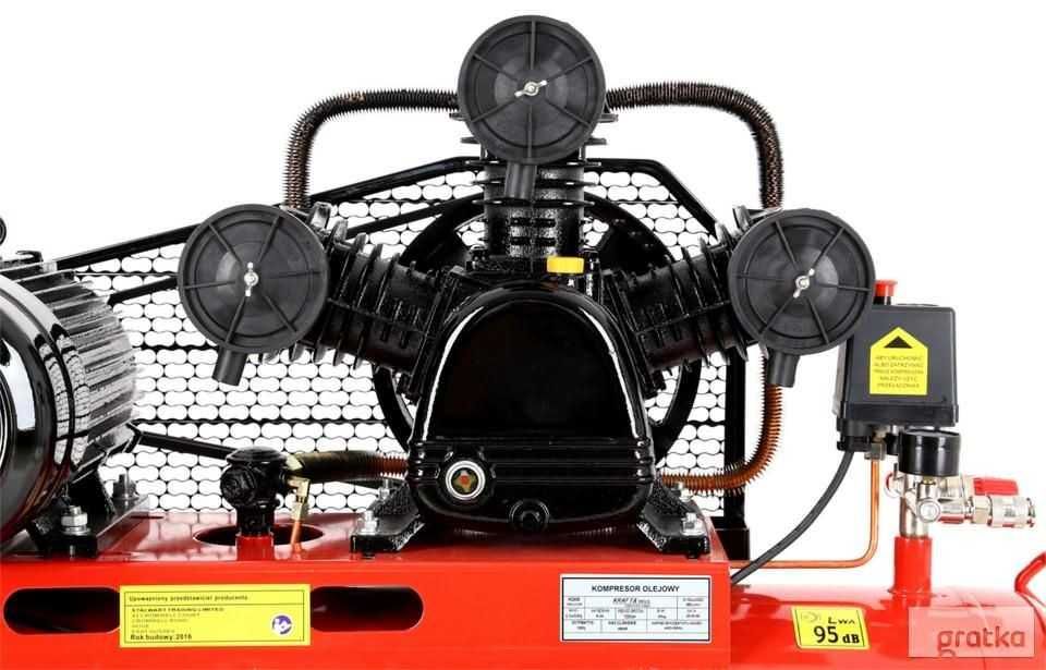 Kompresor olejowy sprężarka 200L 3 Tłoki KD1474 + Seperator 8 Bar