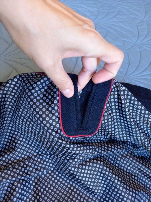 Kurtka ramoneska TTH rozmiar M granatowa